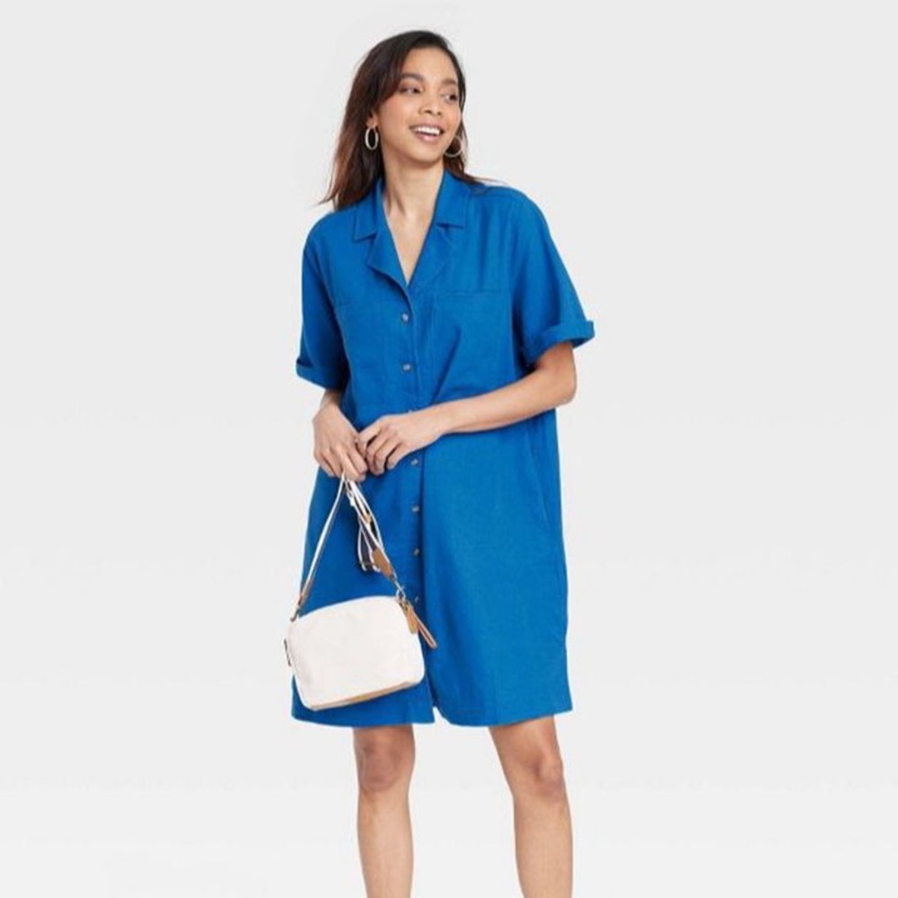 Universal Thread linen blend shirt dress